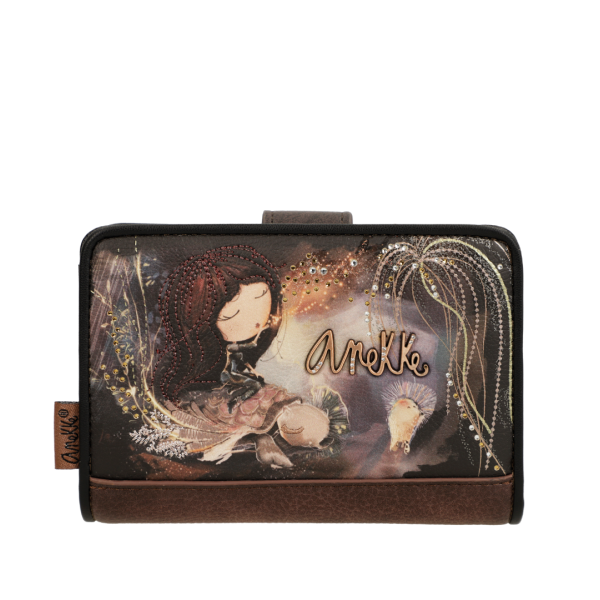 Anekke Γυναικείο Πορτοφόλι Dreamverse medium Καφέ RFID FW 24/25 39709-902