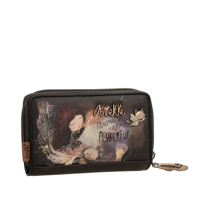 Anekke Γυναικείο  Μεσαίο Πορτοφόλι Dreamverse Καφέ FW 24/25 39709-909