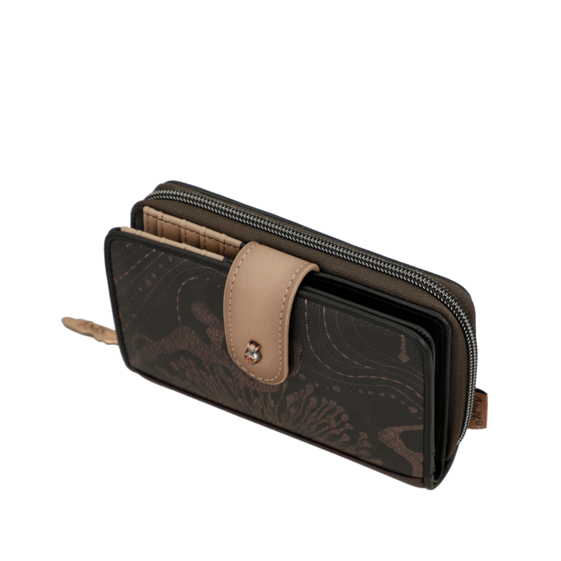 Anekke Γυναικείο  Μεσαίο Πορτοφόλι Dreamverse Καφέ FW 24/25 39709-909
