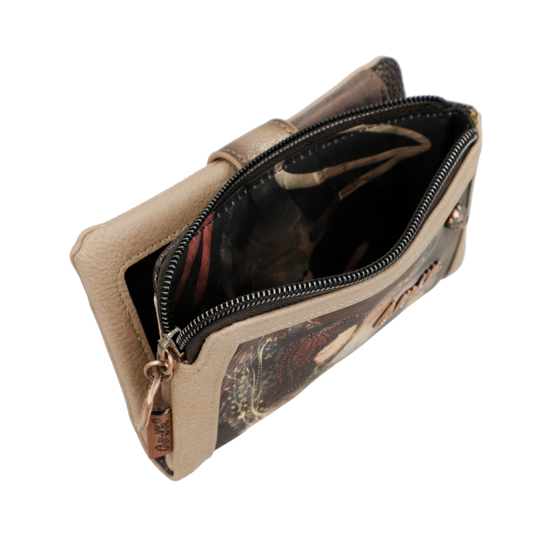 Anekke Γυναικείο Πορτοφόλι Μεσαίο Dreamverse Καφέ RFID FW 24/25 39709-912