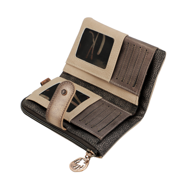 Anekke Γυναικείο Πορτοφόλι Μεσαίο Dreamverse Καφέ RFID FW 24/25 39709-912