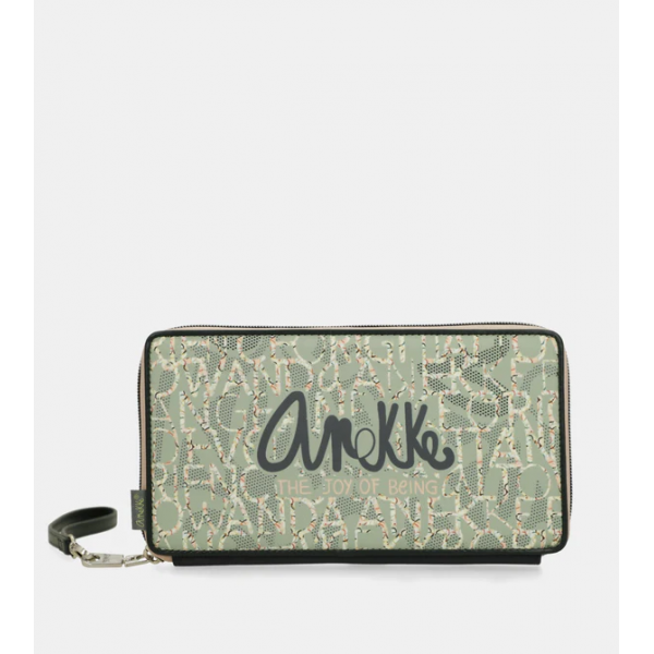 Anekke Γυναικείο Πορτοφόλι Smart Alma Μεγάλο Φυστικί SS/25 40579-002