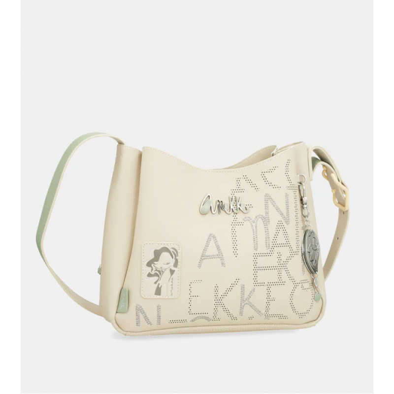Anekke Γυναικεία Τσάντα Ώμου Alma Original Μπεζ SS/25 40743-506