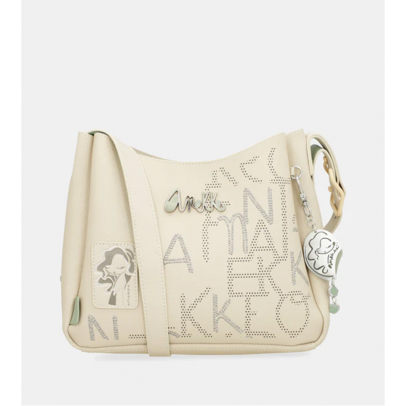 Anekke Γυναικεία Τσάντα Ώμου Alma Original Μπεζ SS/25 40743-506