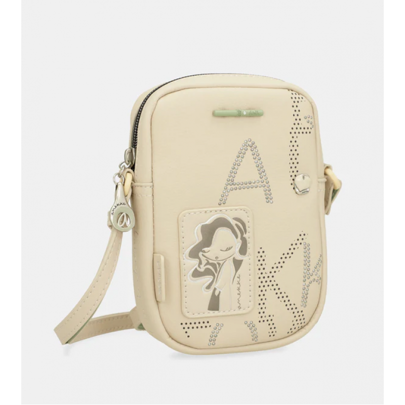 Anekke Γυναικείο Τσαντάκι Χιαστί/Ώμου Alma Original Μπεζ SS/25 40743-908
