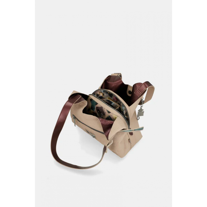 Anekke Γυναικεία Τσάντα Ώμου Μπεζ Μεσαία EVOLUTION FW/25 41772-203