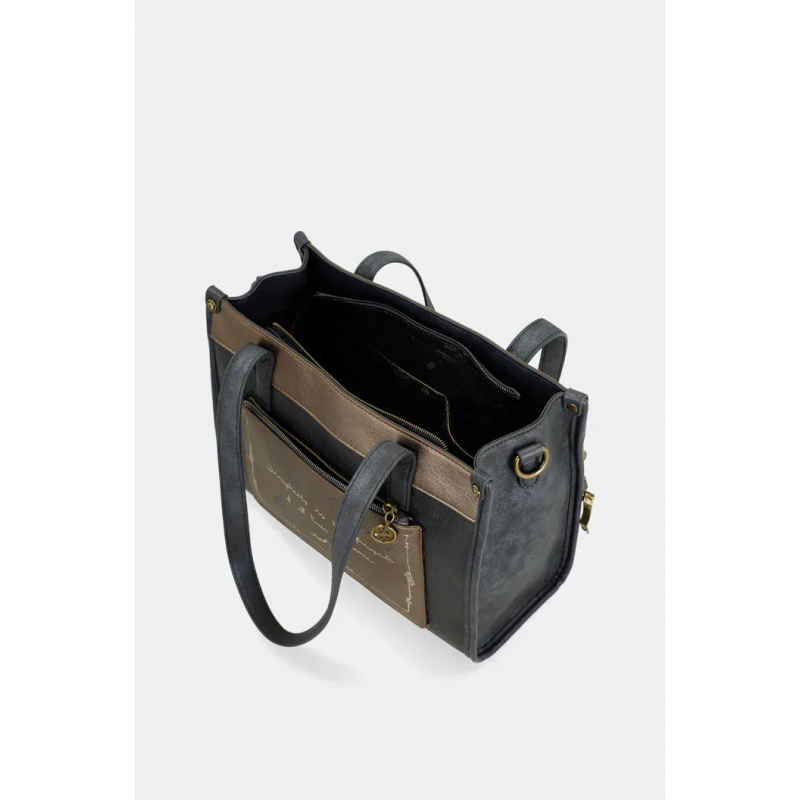 Anekke Γυναικεία Τσάντα Ώμου/Χειρός Μεγάλη BOUTIQUE SHOPPER Μπλε FW 25 41852-182