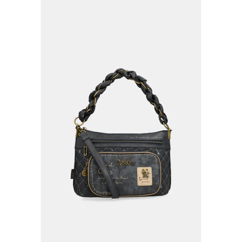 Anekke Γυναικεία Τσάντα Ώμου/Χειρός Μεσαία BOUTIQUE Μαύρη FW/25 41853-530