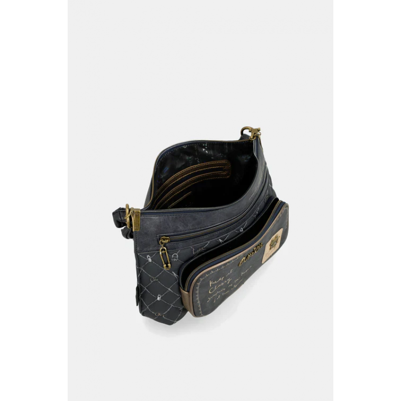 Anekke Γυναικεία Τσάντα Ώμου/Χειρός Μεσαία BOUTIQUE Μαύρη FW/25 41853-530