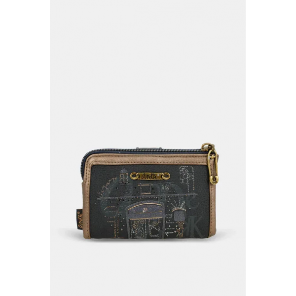 Anekke Γυναικείο Πορτοφόλι Μεσαίο RFID BOUTIQUE ΜαύροFW/25 41859-912