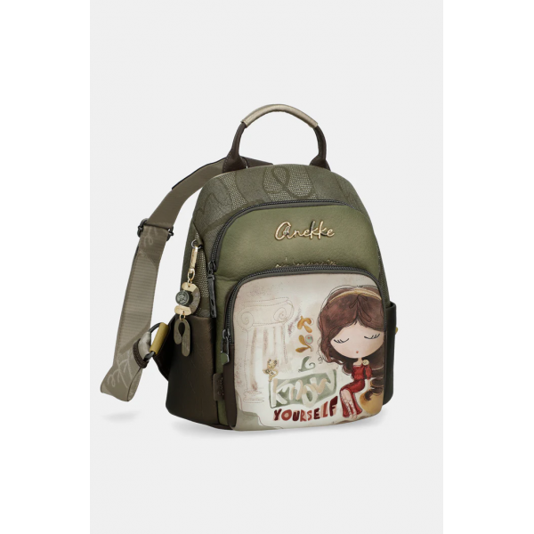 Backpack Muse Anekke με μπροστινή θήκη 