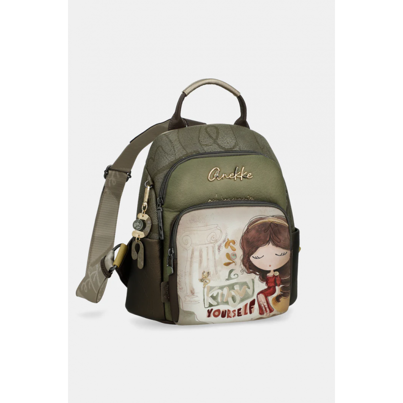 Backpack Muse Anekke με μπροστινή θήκη