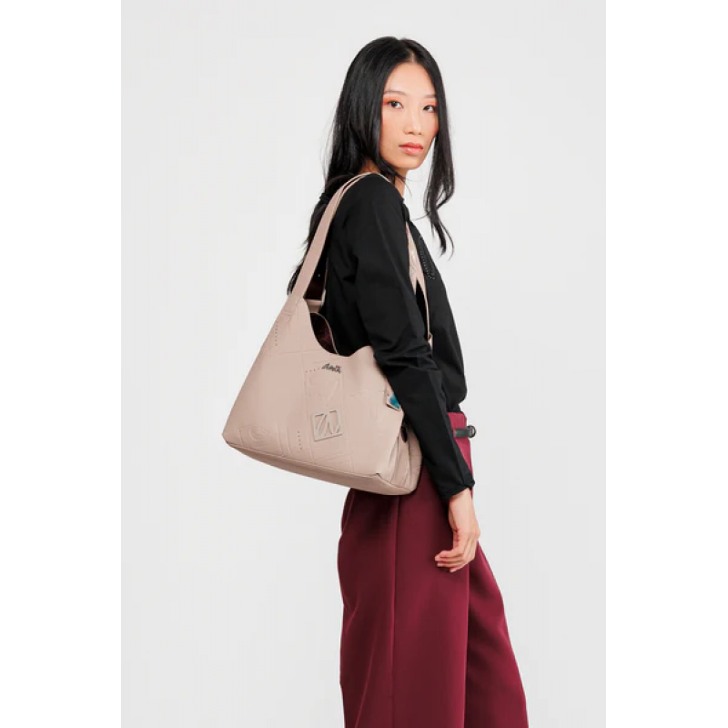 Anekke Γυναικεία Τσάντα Ώμου Μπεζ Μεσαία EVOLUTION FW/25 41772-203