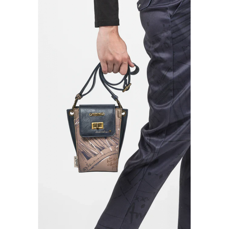 Anekke Γυναικεία Τσάντα Ώμου Μικρή STUDIO Πολύχρωμη FW/25 41843-912