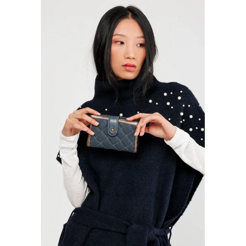 Anekke Γυναικείο Πορτοφόλι Μεσαίο RFID BOUTIQUE ΜαύροFW/25 41859-912