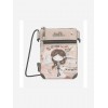 Anekke Γυναικεία Τσάντα Ώμου Χιαστί Peace+& Love Mini Pink 38823-904