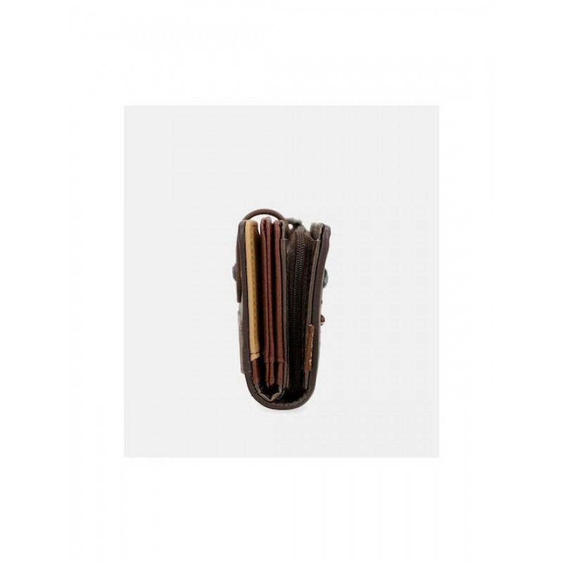 Anekke Γυναικείo Πορτοφόλι Μεσαίο RFID Core Καφέ FW 24/25 39809-902