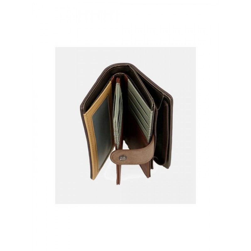 Anekke Γυναικείo Πορτοφόλι Μεσαίο RFID Core Καφέ FW 24/25 39809-902