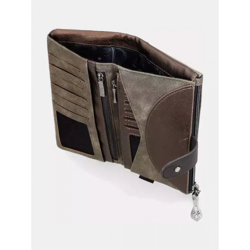 Anekke Γυναικείο Πορτοφόλι Υφασμάτινο Μεγάλο REAL Με RFID Καφέ FW/25 41709-906