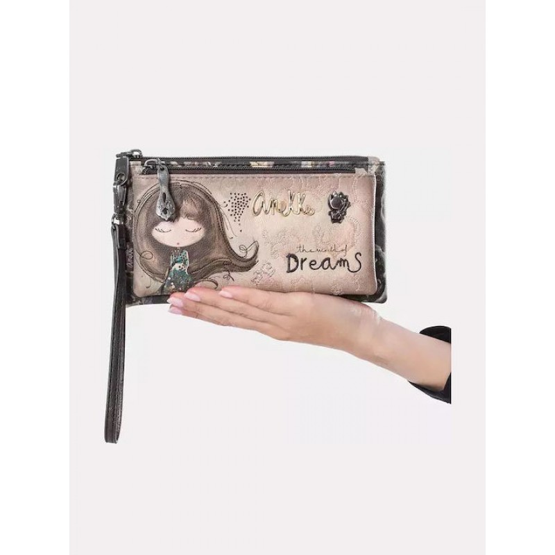 Anekke Γυναικείο Πορτοφόλι/Κλατς Μεγάλο Real Μπεζ FW/25 41709-023