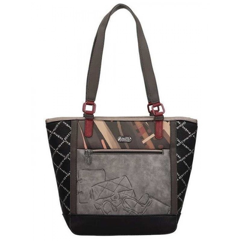 Anekke Γυναικεία Τσάντα Ώμου Μεγάλη Μαύρη Mademoiselle FW/25 41802-134