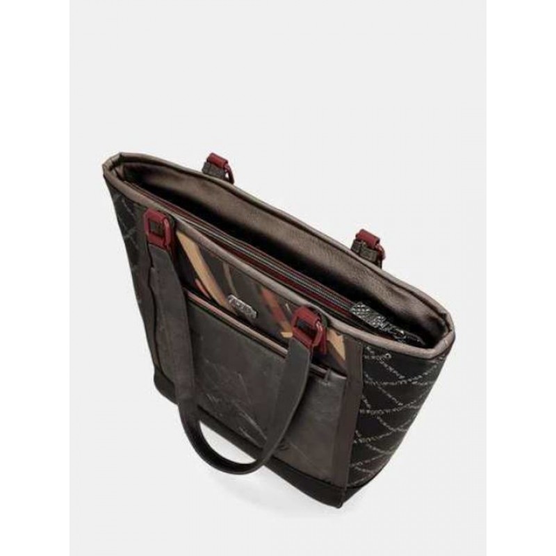 Anekke Γυναικεία Τσάντα Ώμου Μεγάλη Μαύρη Mademoiselle FW/25 41802-134