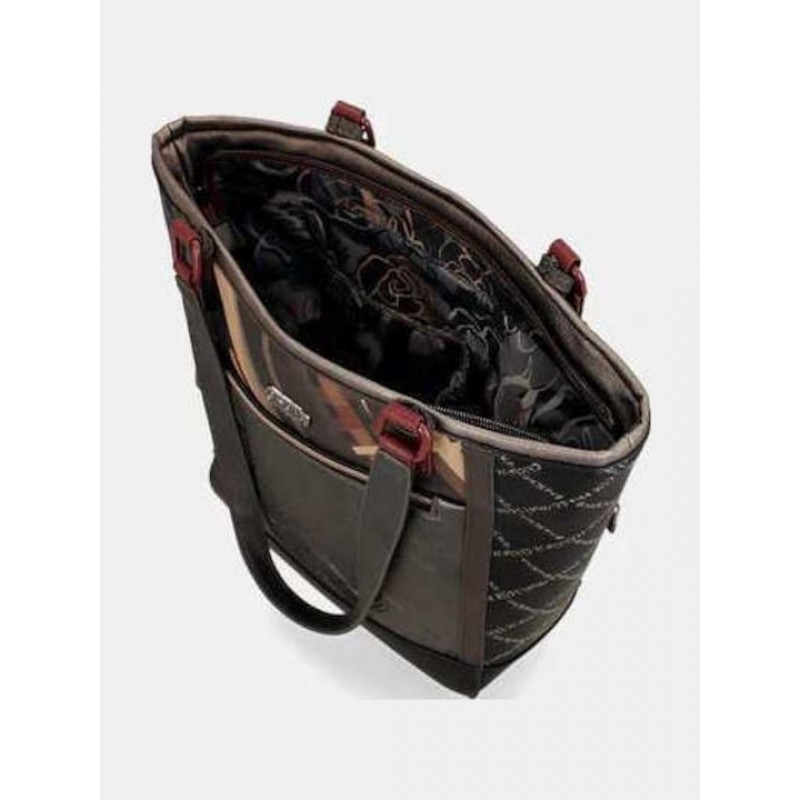 Anekke Γυναικεία Τσάντα Ώμου Μεγάλη Μαύρη Mademoiselle FW/25 41802-134