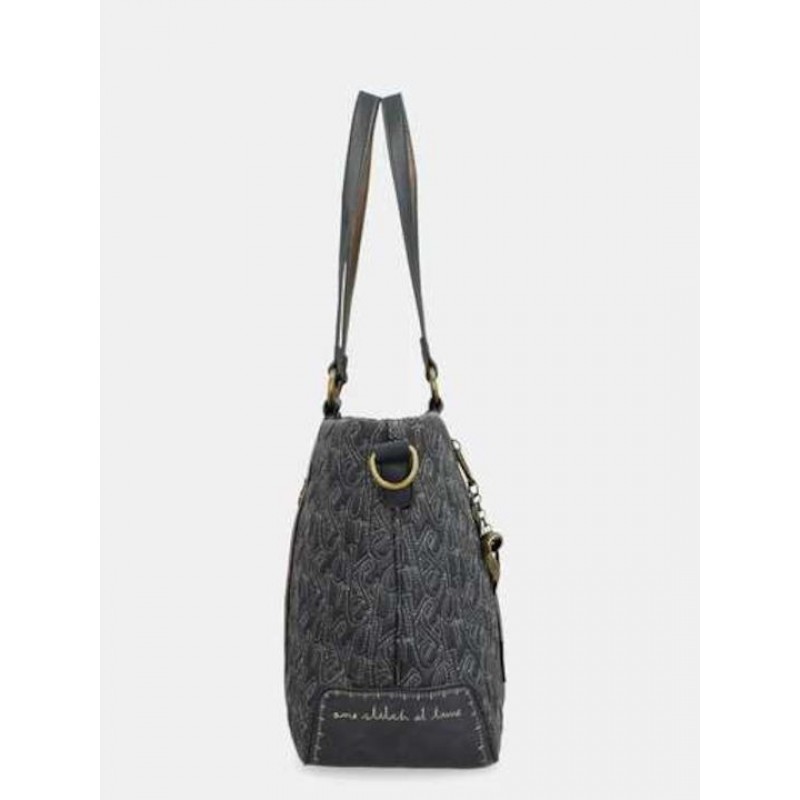 Anekke Γυναικεία Τσάντα Χειρός/Ώμου Μεγάλη BOUTIQUE Μαύρη FW/25 41851-406