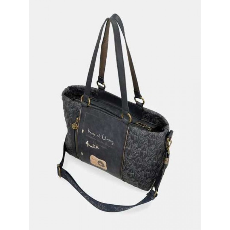 Anekke Γυναικεία Τσάντα Χειρός/Ώμου Μεγάλη BOUTIQUE Μαύρη FW/25 41851-406