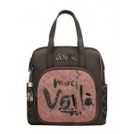 Anekke Γυναικεία Τσάντα Πλάτης PARISIAN Πολύχρωμη FW/25 41815-287