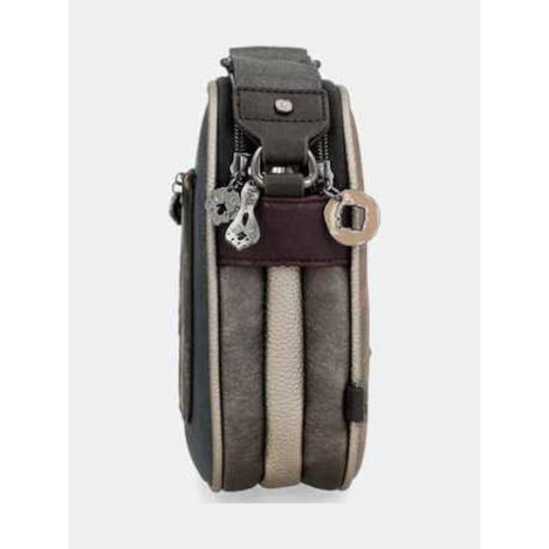 Anekke Γυναικεία Τσάντα Ώμου/Χιαστί Μεσαία 3 Θέσεων REAL Μπεζ FW/25 41703-188