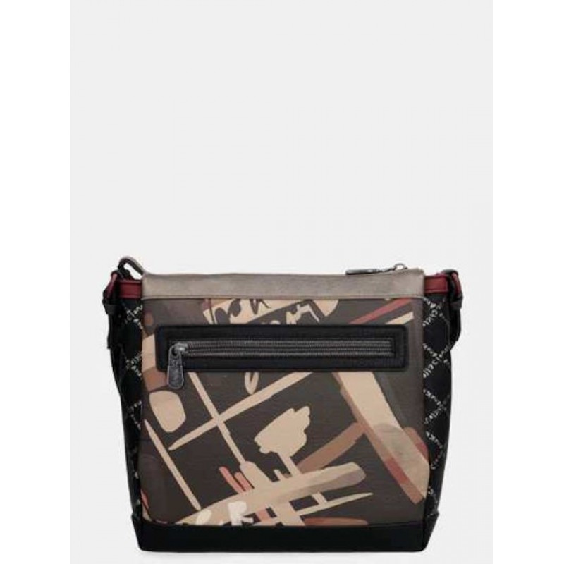 Anekke Γυναικεία Τσάντα Ώμου/Χιαστί Μεσαία 3 Θέσεων MADEMOISELLE Μαύρη FW/25 41803-039