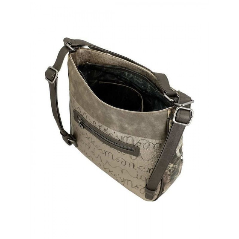 Anekke Γυναικεία Τσάντα Πλάτης Πολυμορφική Μεγάλη REAL Μπεζ FW/25 41705-072