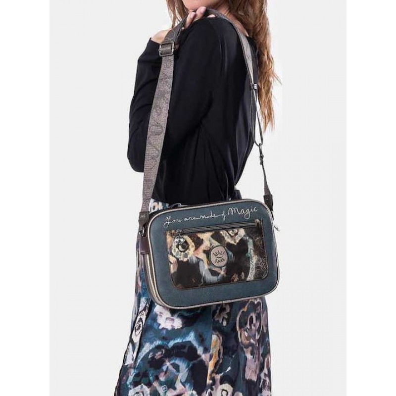 Anekke Γυναικεία Τσάντα Ώμου/Χιαστί Μεσαία 3 Θέσεων REAL Μπεζ FW/25 41703-188