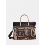  Anekke Γυναικεία Επαγγελματική Τσάντα/Χαρτοφύλακας Χειρός/Ώμου Μαύρη/Πολύχρωμη Mademoiselle FW/25 41806-110