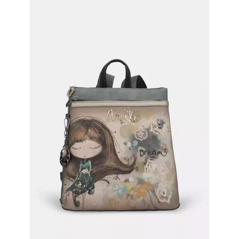 Anekke Γυναικεία Τσάντα Πλάτης Μεσαία  REAL Πολύχρωμη FW/25 41705-233