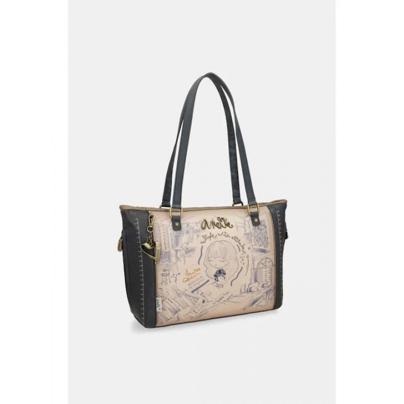 Anekke Γυναικεία Τσάντα Ώμου/Χειρός STUDIO SHOPPER Πολύχρωμη FW/25 41842-412