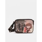 Anekke Γυναικεία Τσάντα Ώμου/Χιαστί 2 Θέσεων MADEMOISELLE Μαύρη FW/25 41803-183