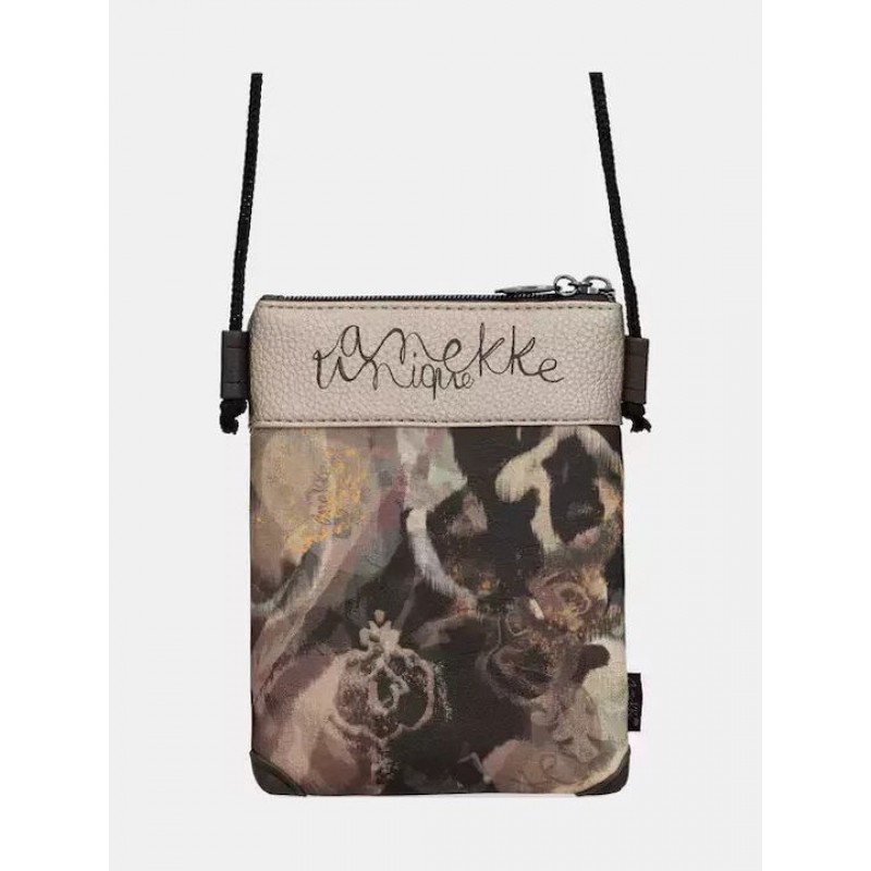 Anekke Γυναικεία Τσάντα Ώμου/Χιαστί Μικρή REAL Μπεζ/Καφέ FW/25 41703-904