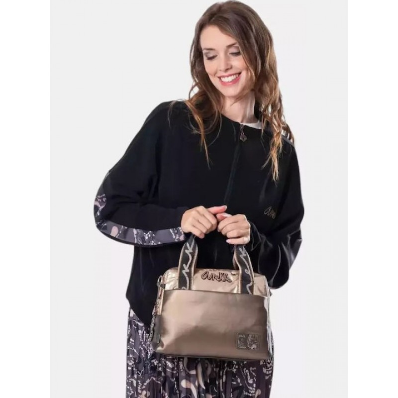 Anekke Γυναικεία Τσάντα Ώμου/Χειρός INTENTIONS Μπεζ FW 25 41781-177