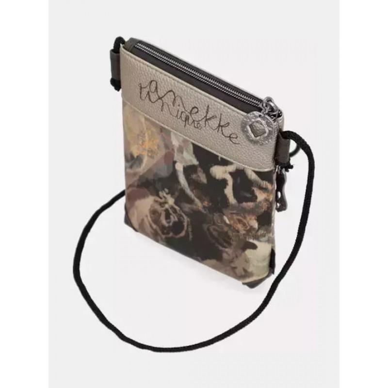 Anekke Γυναικεία Τσάντα Ώμου/Χιαστί Μικρή REAL Μπεζ/Καφέ FW/25 41703-904