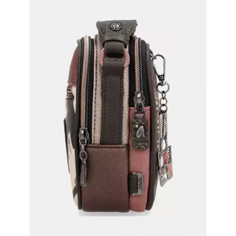 Anekke Γυναικεία Τσάντα Ώμου/Χιαστί 2 Θέσεων MADEMOISELLE Μαύρη FW/25 41803-183