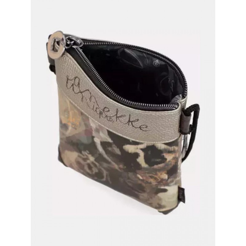 Anekke Γυναικεία Τσάντα Ώμου/Χιαστί Μικρή REAL Μπεζ/Καφέ FW/25 41703-904