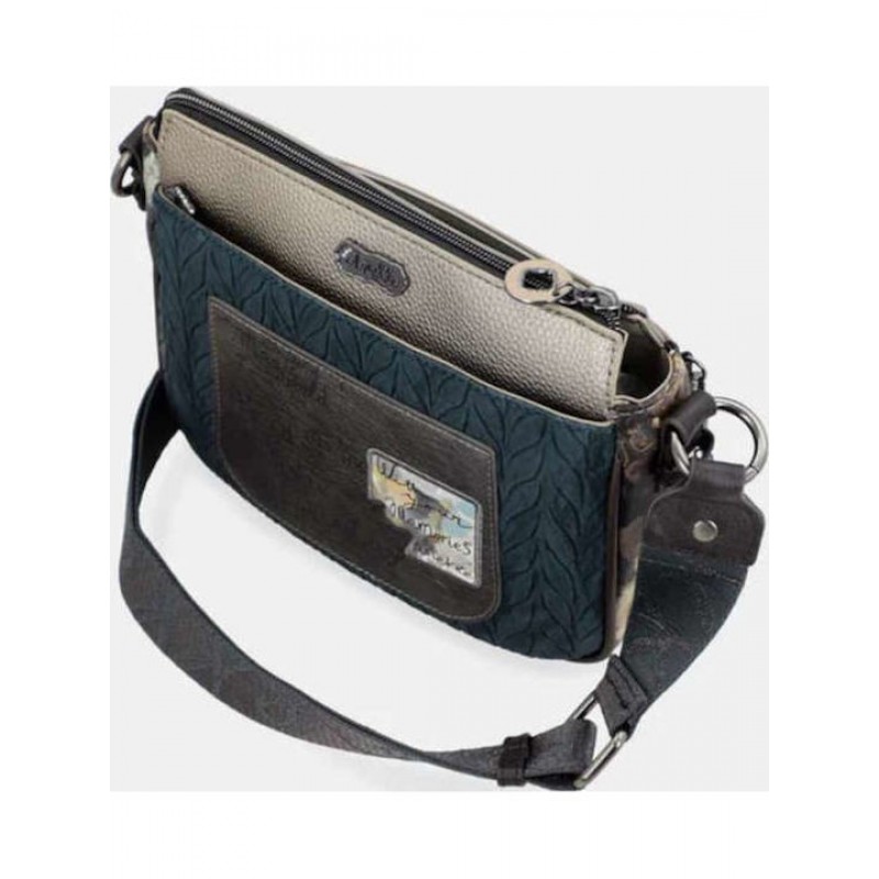 Anekke Γυναικεία Τσάντα Χιαστί/Ώμου Μεσαία REAL Πολύχρωμη 3 Θέσεων FW/25 41703-062