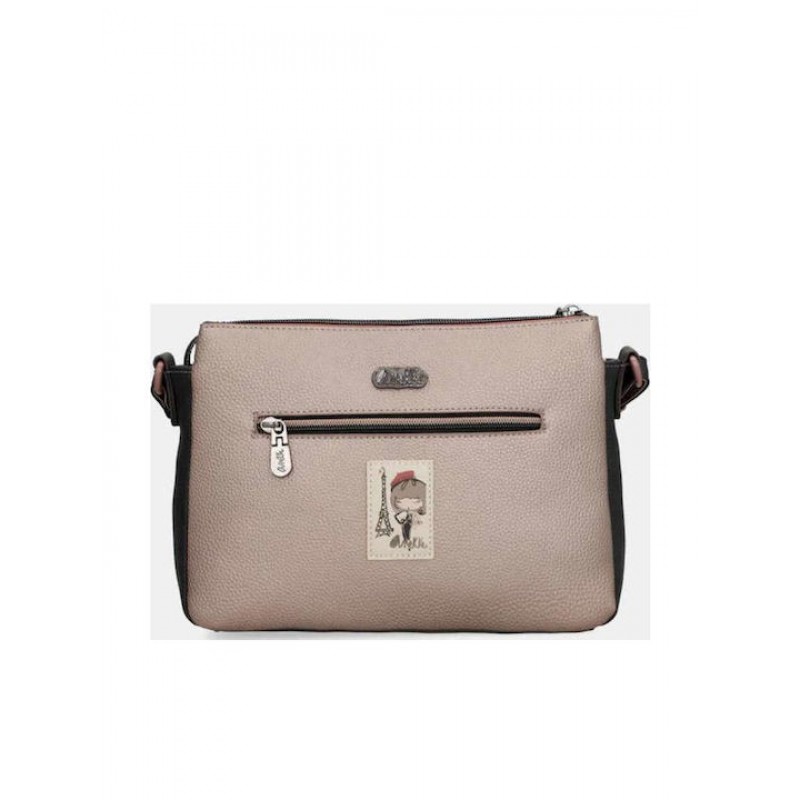 Anekke Γυναικεία Τσάντα Ώμου/Χιαστί 3 Θέσεων PARISIAN Ροζ FW/25 41813-184