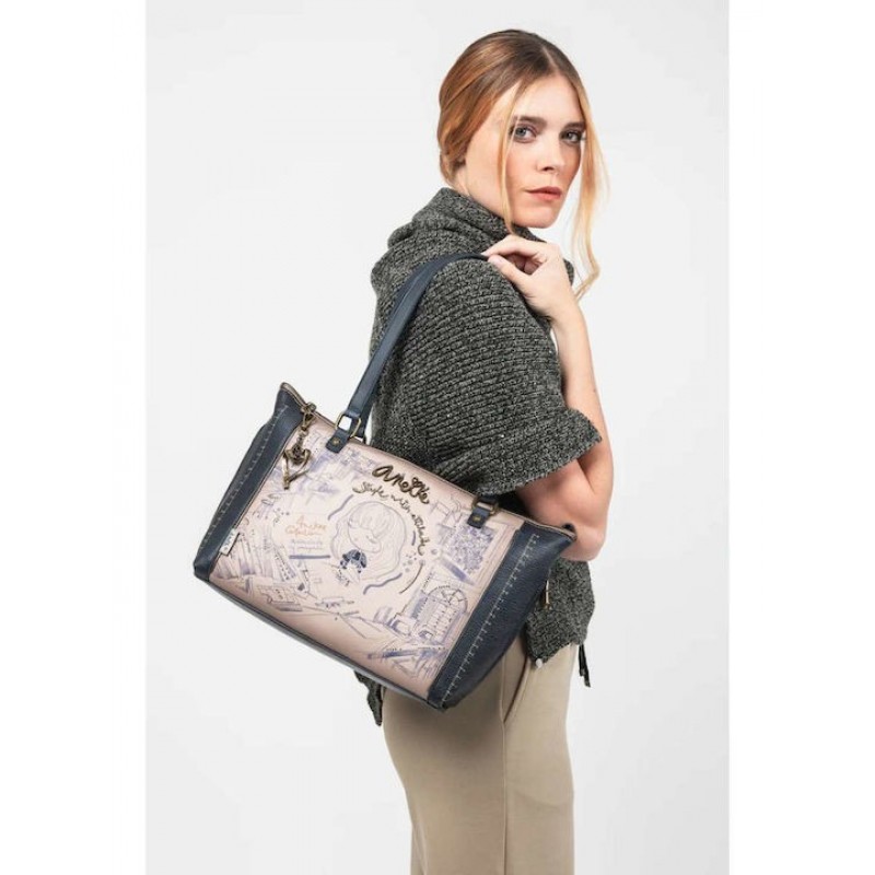 Anekke Γυναικεία Τσάντα Ώμου/Χειρός STUDIO SHOPPER Πολύχρωμη FW/25 41842-412