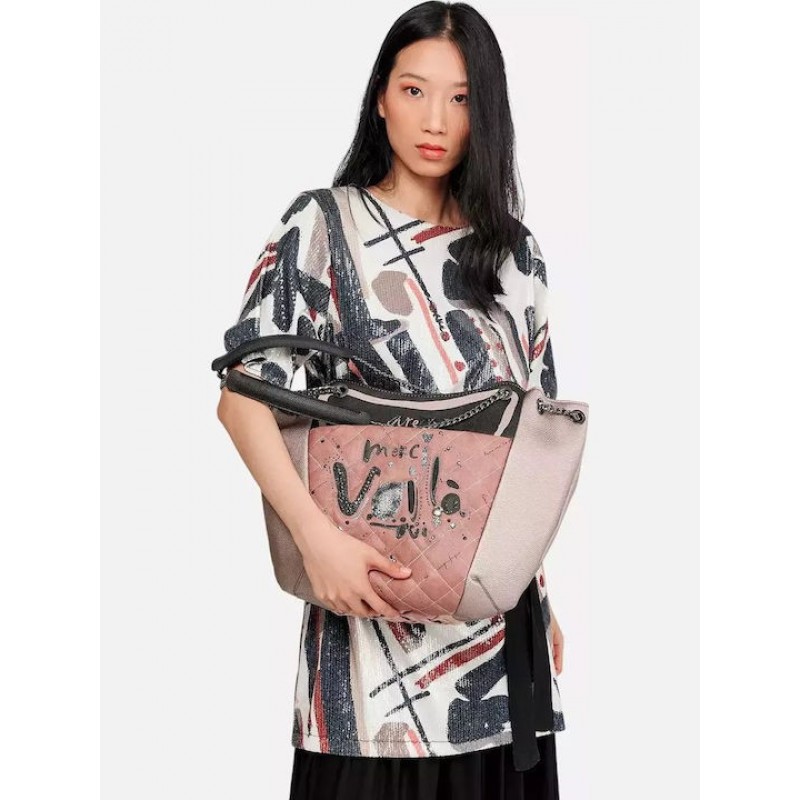 Anekke Γυναικεία Τσάντα Χειρός/Ώμου Μεγάλη Ροζ PARISIAN FW/25 41812-370