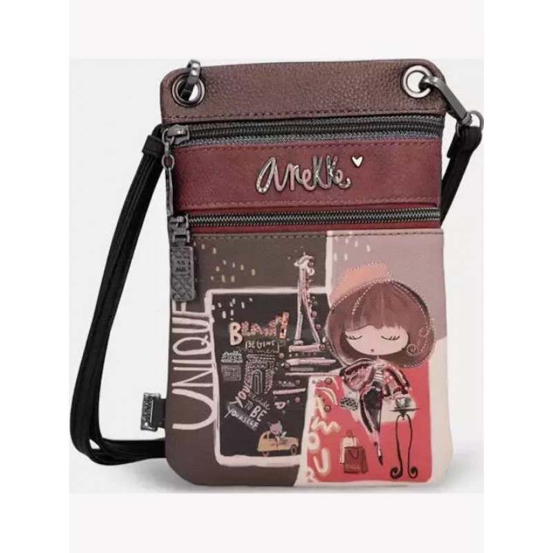 Anekke Γυναικεία Τσάντα Χιαστί/Ώμου 2 Θέσεων Μικρή Πολύχρωμη MADEMOISELLE FW/25 41803-905