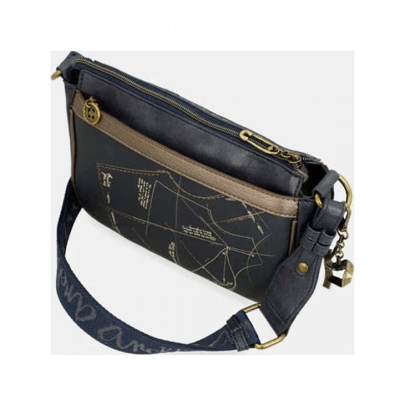 Anekke Γυναικεία Τσάντα Ώμου/Χιαστί Μικρή STUDIO Πολύχρωμη FW/25 41843-023