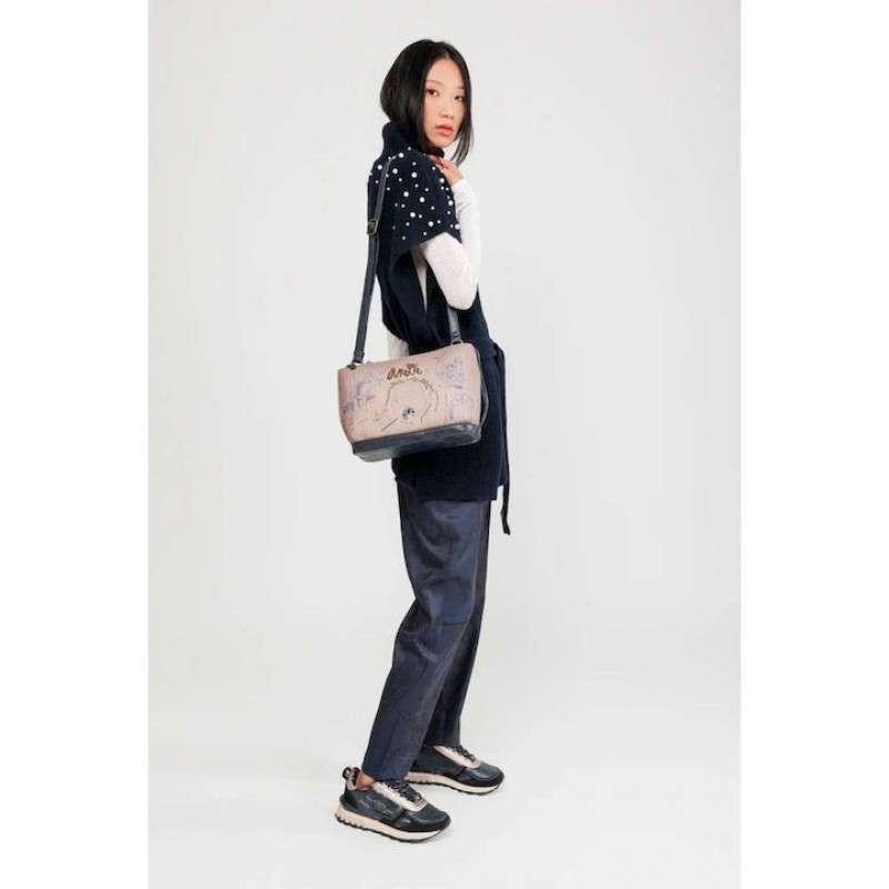 Anekke Γυναικεία Τσάντα Χιαστί/Ώμου Μεσαία STUDIO Πολύχρωμη FW/25 41843-525